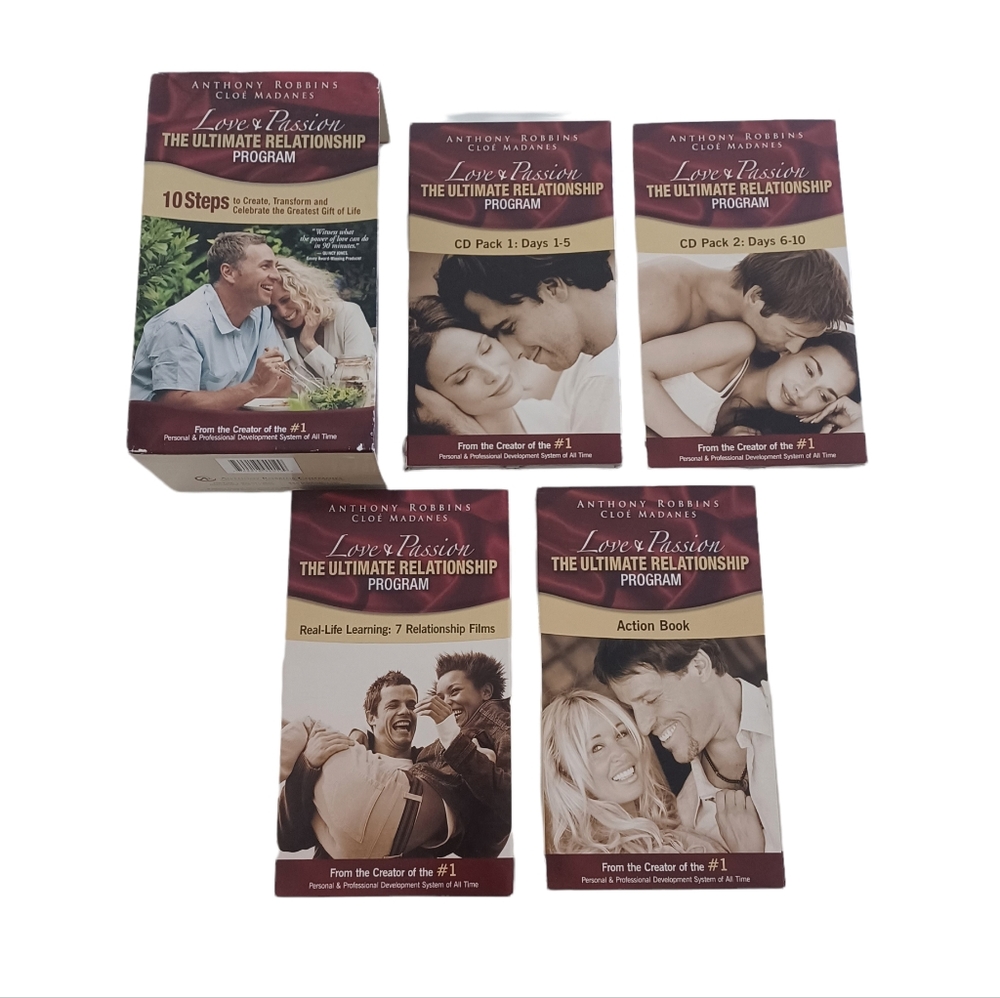 Love And Passion The Ultimate Relationship Program Anthony Robbins Close Madanes